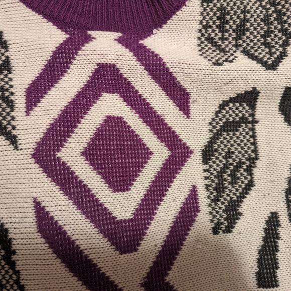 80's Vintage Wool Women's Sweater Dress Size Small SNAP INTERNATIONALE - Picture 6 of 7